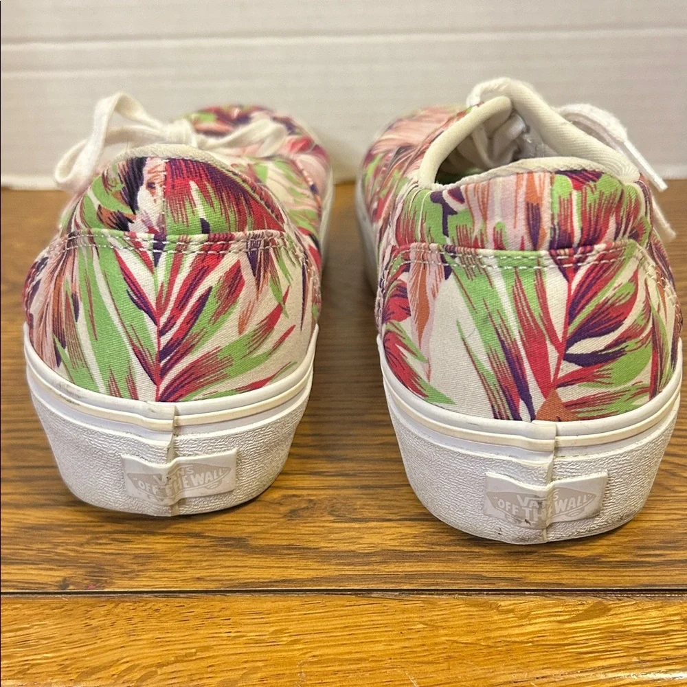 Vans Women's Tropical Print Canvas Sneakers - Picture 2 of 5